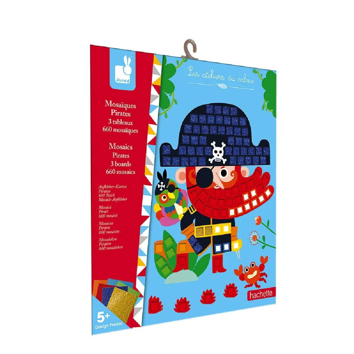 Juratoys-Janod Coffret Mosaïques Pirates - 660 Pièces