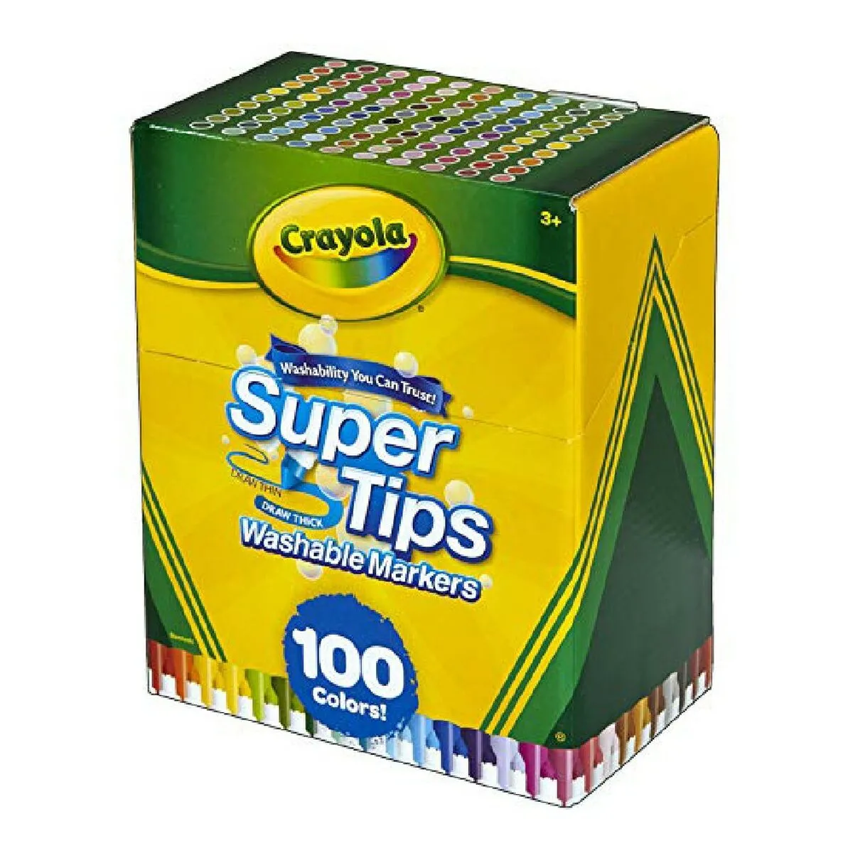 Crayola coffret marqueurs Super Tips - 100 pièces - Dessin & peinture - Rue du Commerce