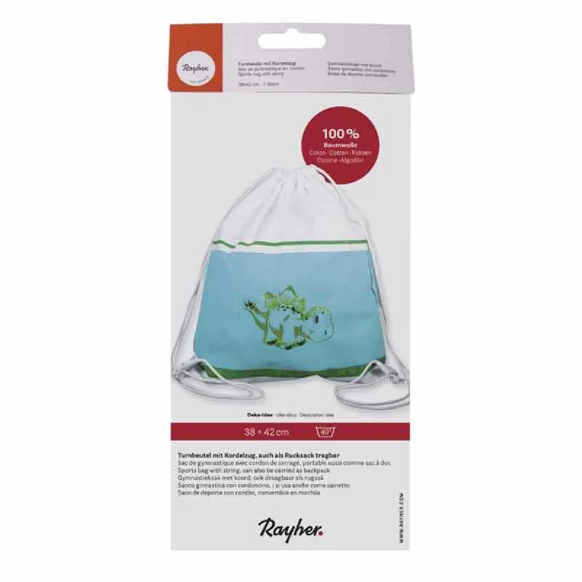 Rayher Blanc Sac De Gym À Cordon