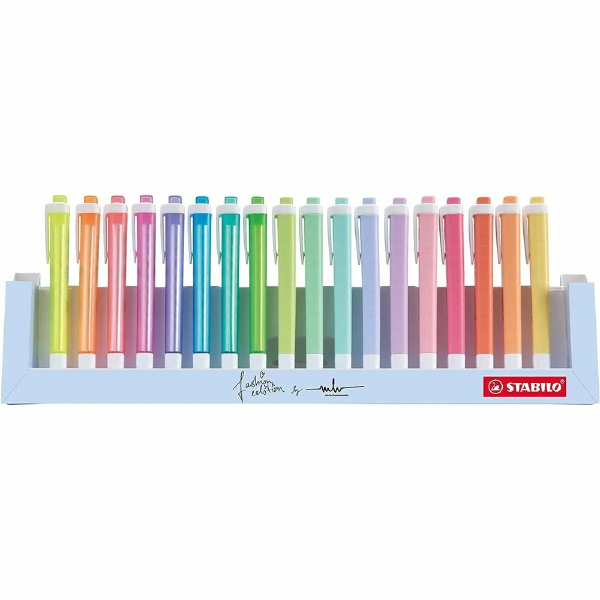STABILO swing cool Surligneur Etui chevalet x 18 surligneurs