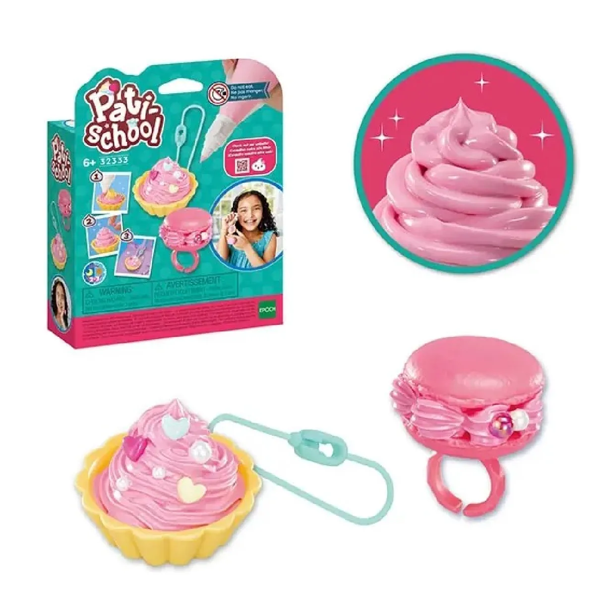 Aquabeads - Kit de décoration Pati-School - Rose - Image 3