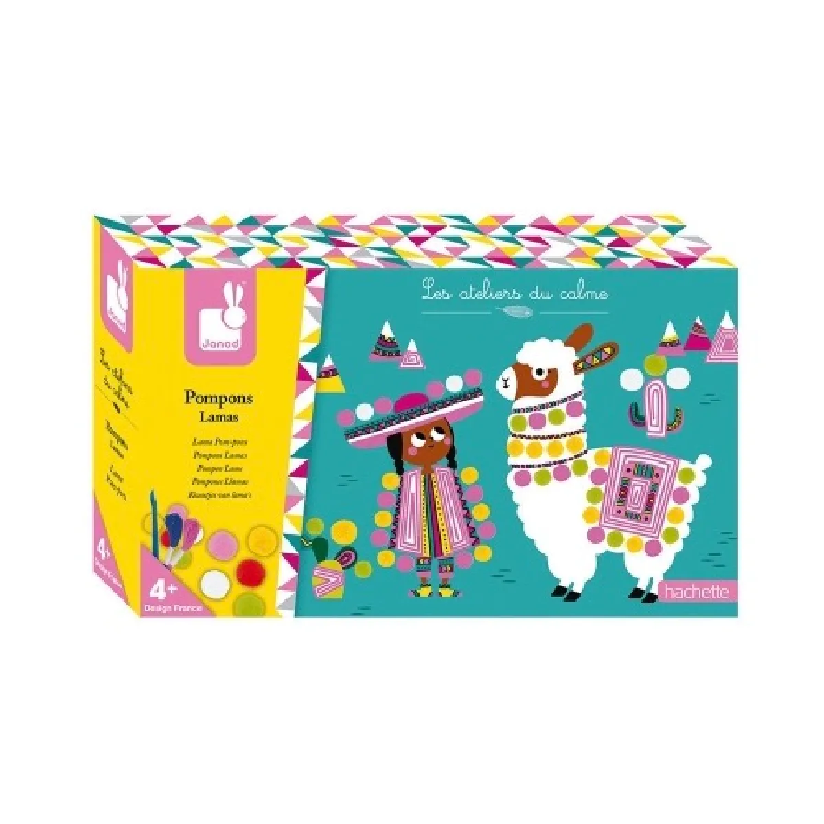 Juratoys-Janod Kit Créatif Lamas - Multicolore