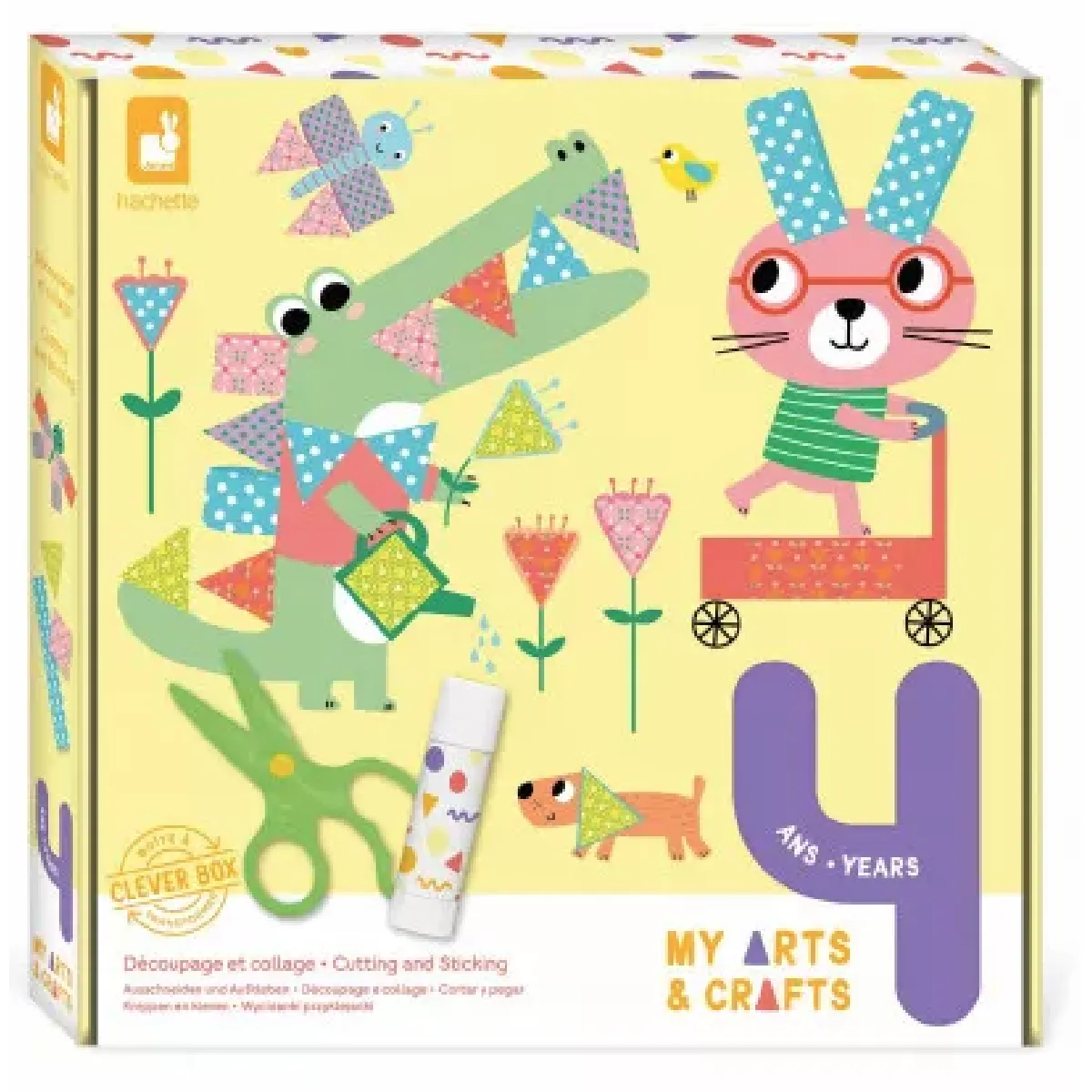 Janod - Kit de loisirs créatifs - Papier à découper et coller - Dès 4 ans - Image 3