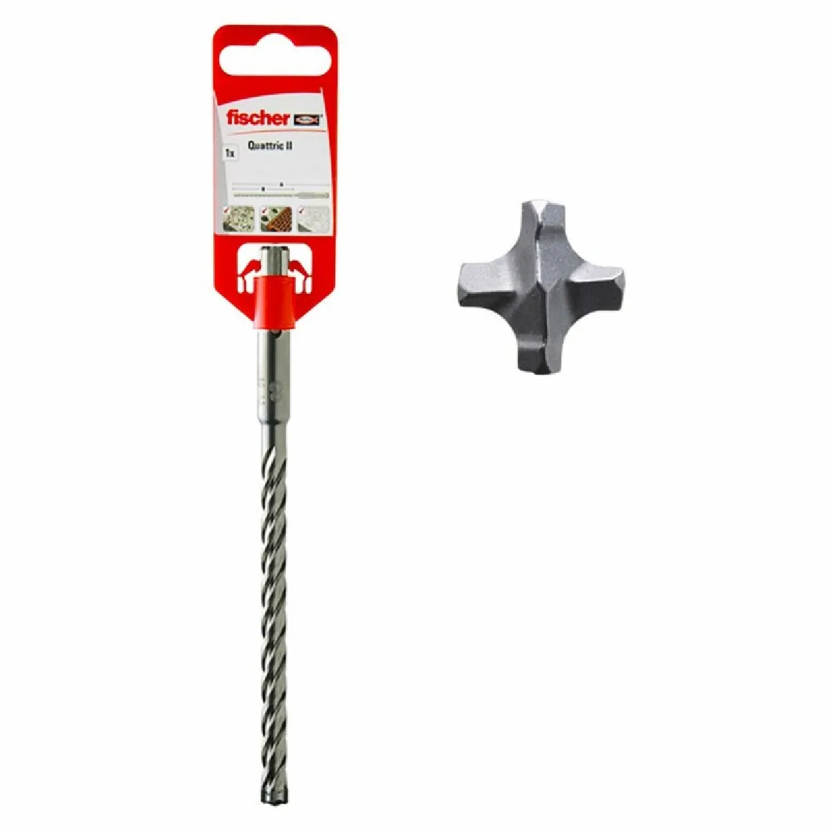 Foret Béton Fischer SDS-Plus – Acier, 6 mm