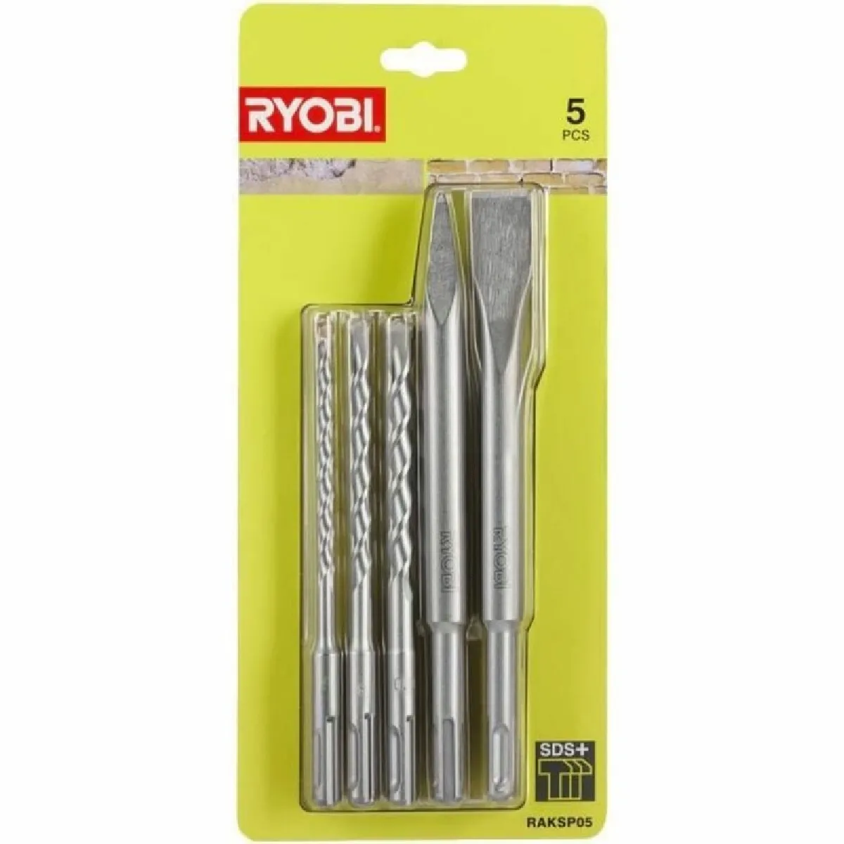 RYOBI Forets RAKSP05 Métal 5 pièces