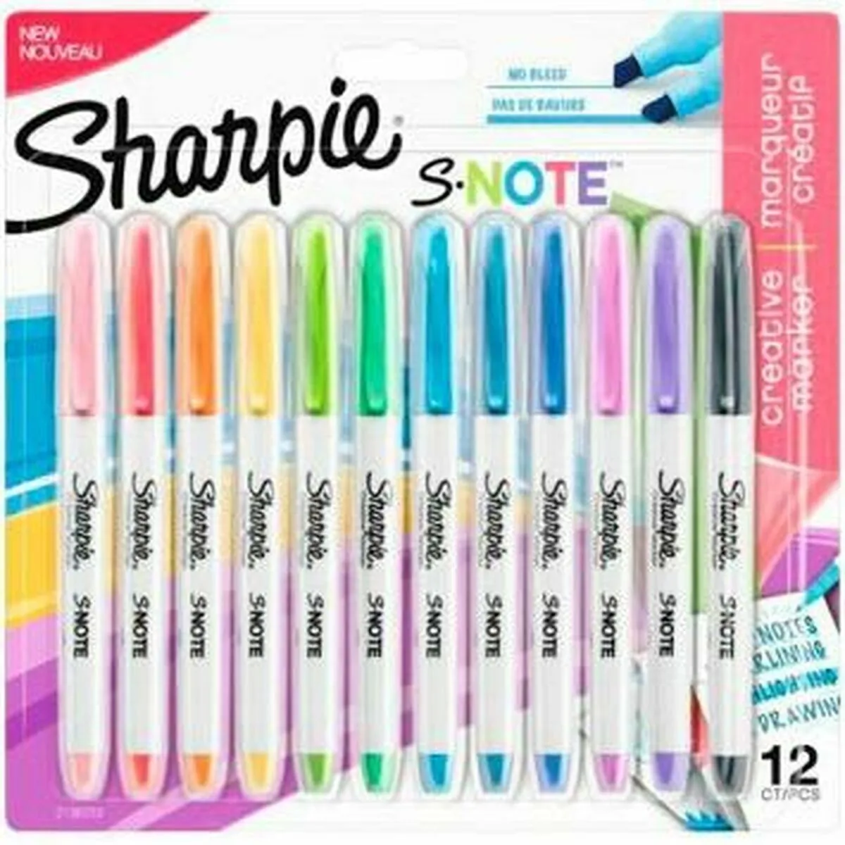 Sharpie Coffret De Feutres Dessin - 12 Pièces