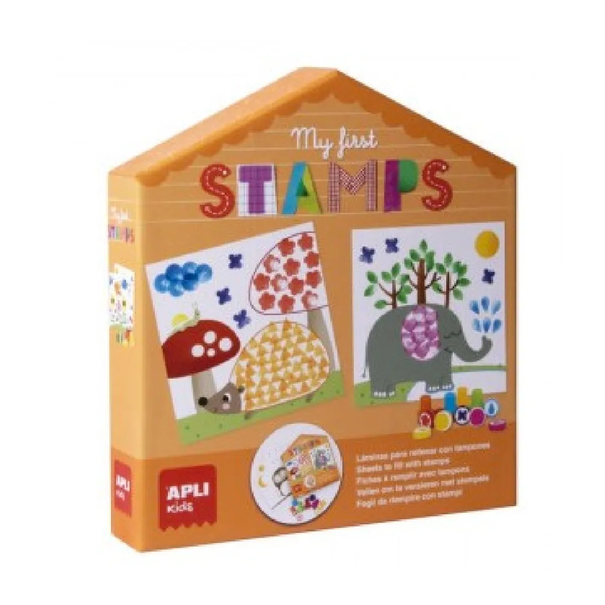 Apli Coffret Tampons Encreurs Enfants - Lot De 10