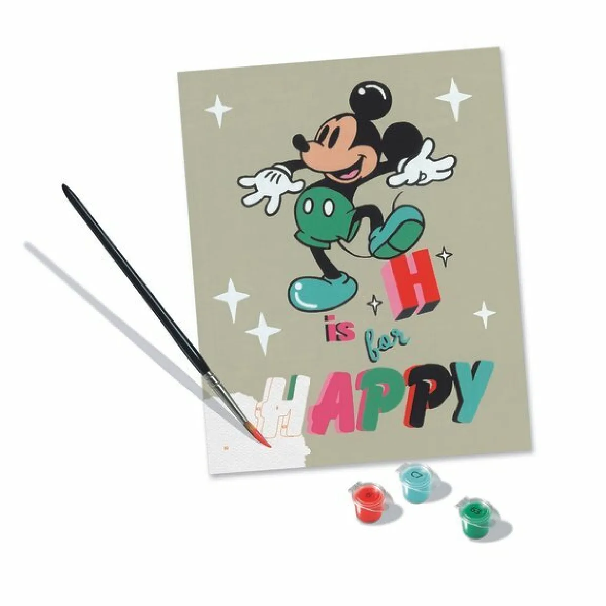 CreArt Peinture au numéro : Carré Disney Minnie Mouse Modern Ravensburger Jeux France - vue 4