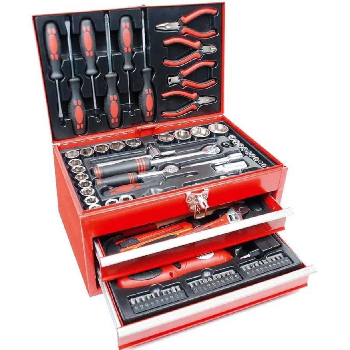 Bruder Mannesmann Brüder Mannesmann Ensemble D'outils 155 Pièces