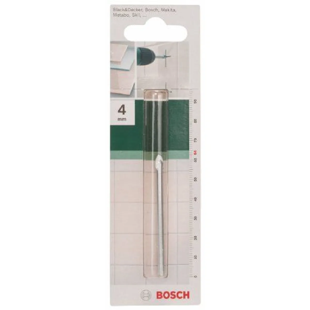 Bosch Foret pour Carrelage Diamètre 4 mm