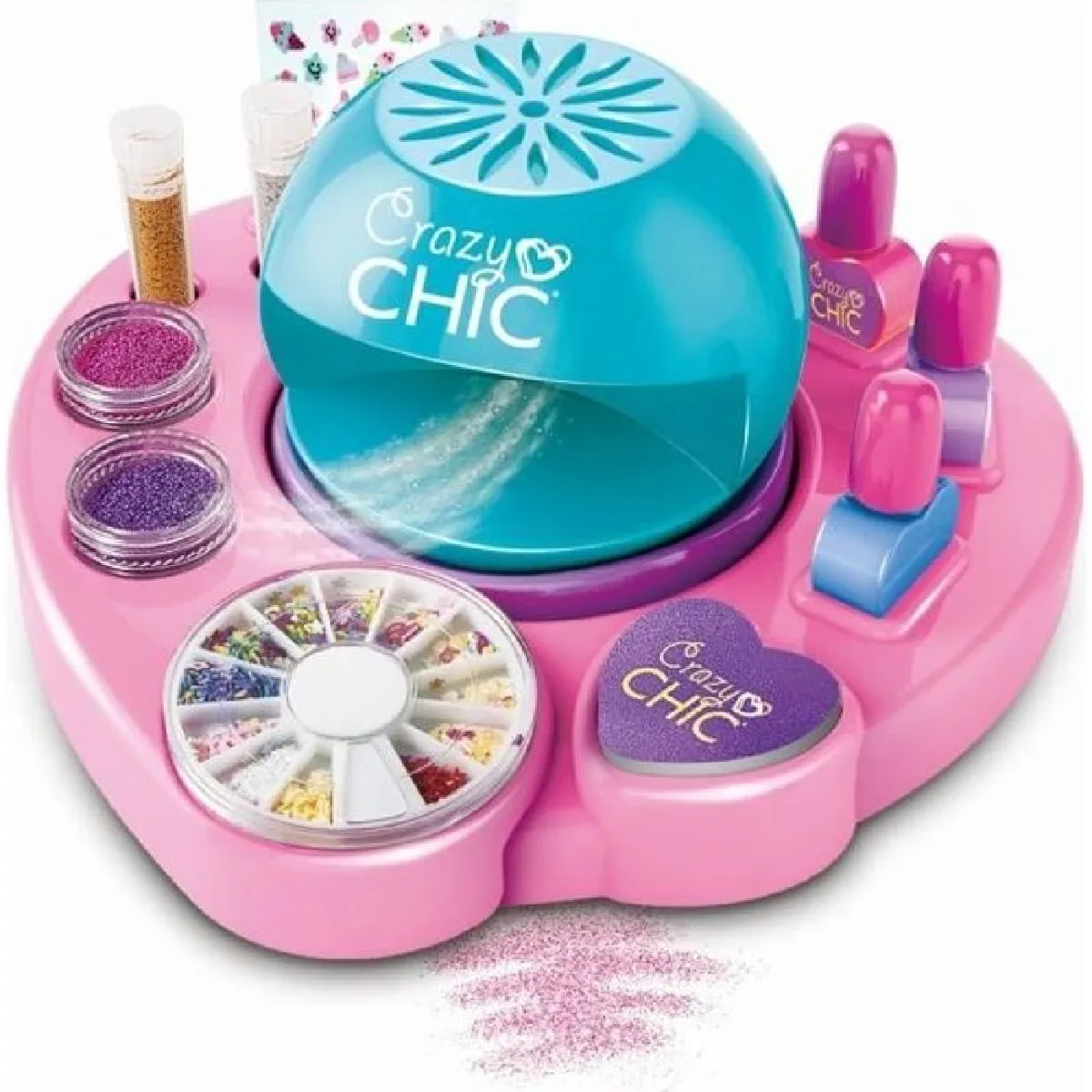 Clementoni Crazy Chic atelier ongles - Multicolore