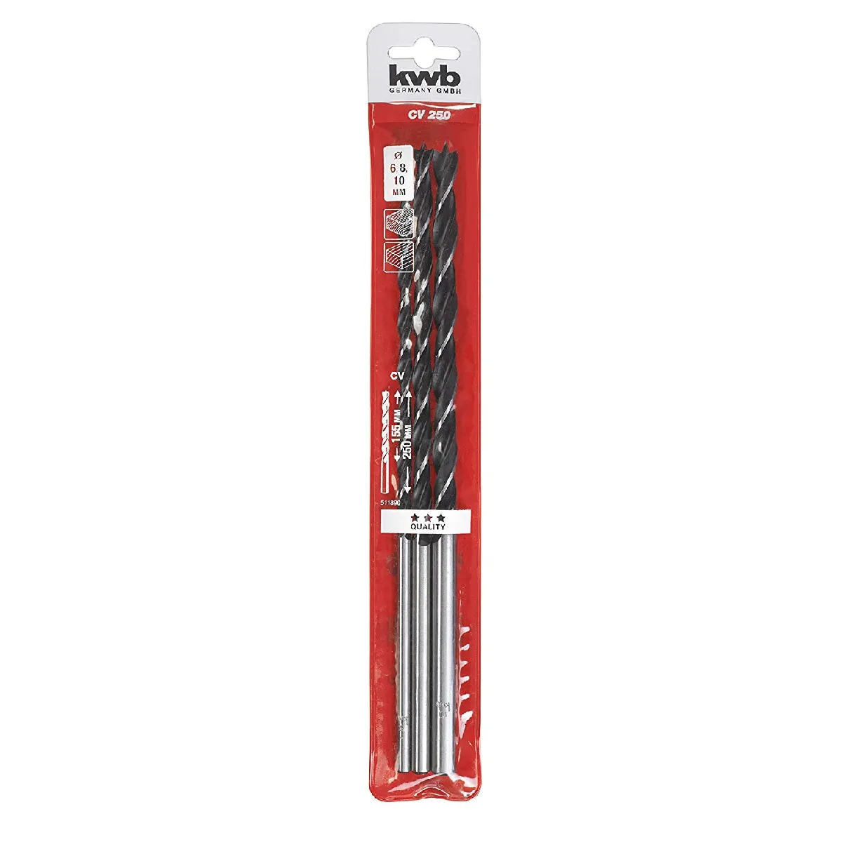 KWB  jeu de forets bois - lot de 3