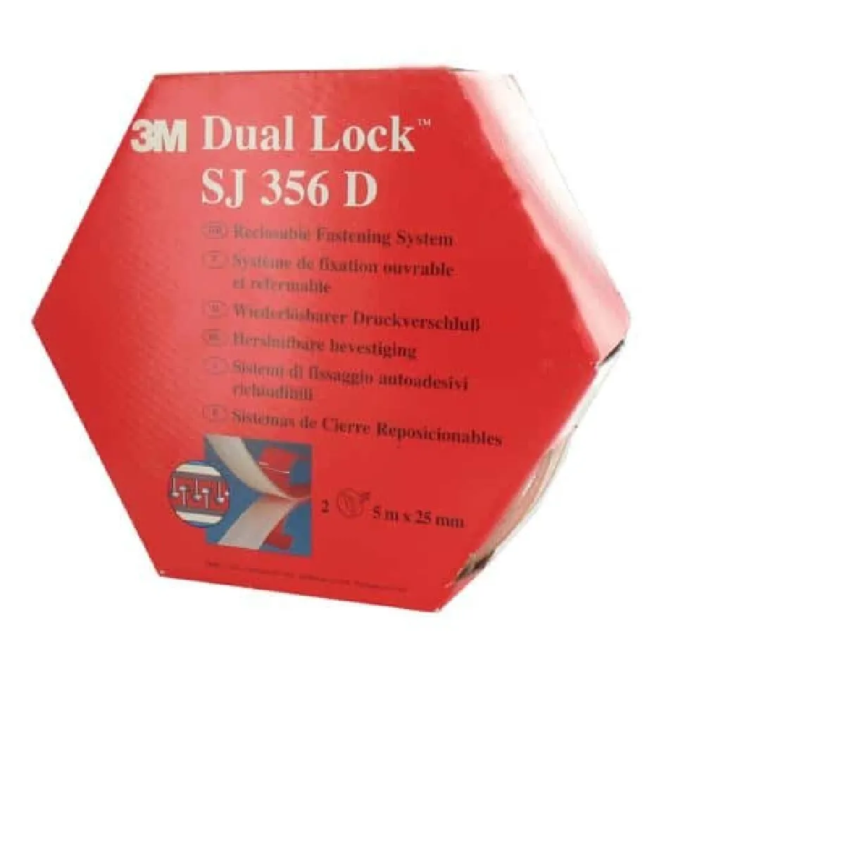 3M Ruban Adhésif Acrylique Vhb Dual Lock Sj356d - Image 2