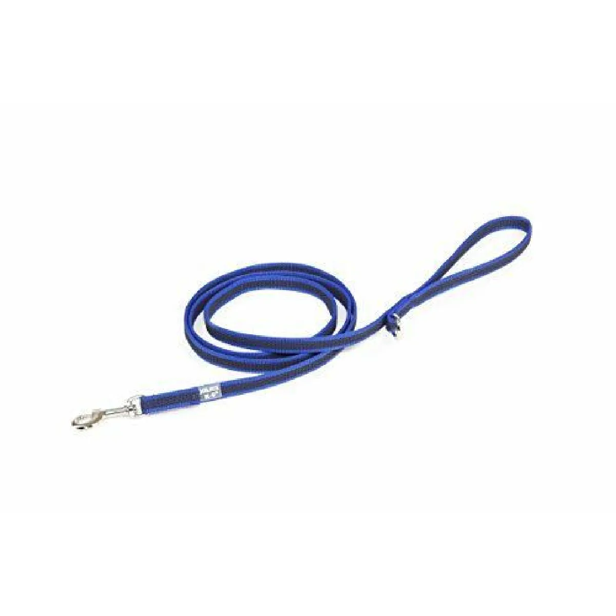 Julius-K9218Gm-b-1,8Super Dog Grip Laisse avec poignée, Bleu/Gris