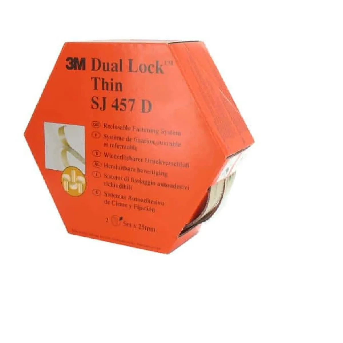 3M Ruban Adhésif Dual Lock - Transparent