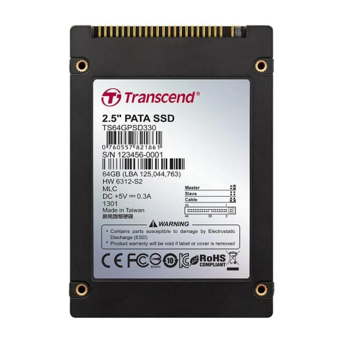 Transcend Psd330 Ssd 64 Go Ide/Ata Taille 2.5 de Inmac Wstore - Image 4
