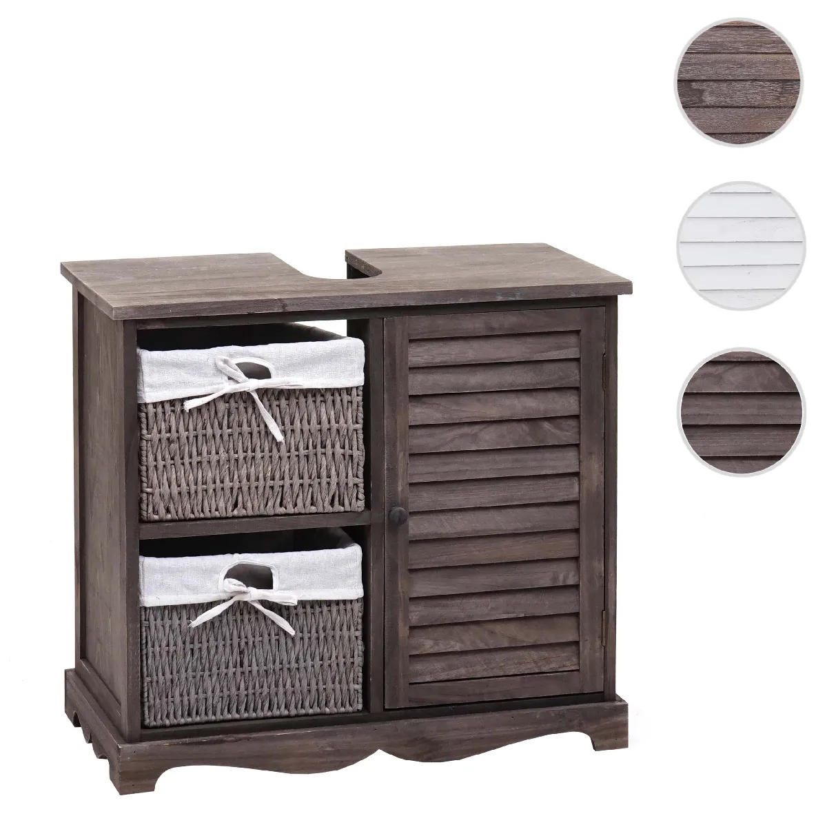 Mendler Meuble sous-lavabo - Gris