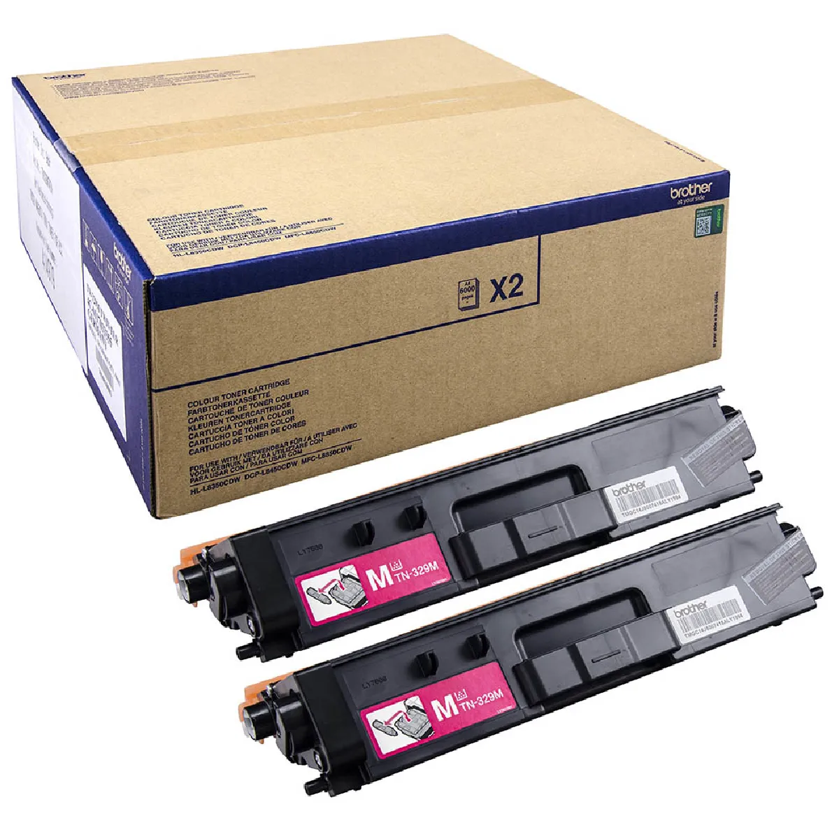 Brother TN 329MTWIN Toner - vue 1