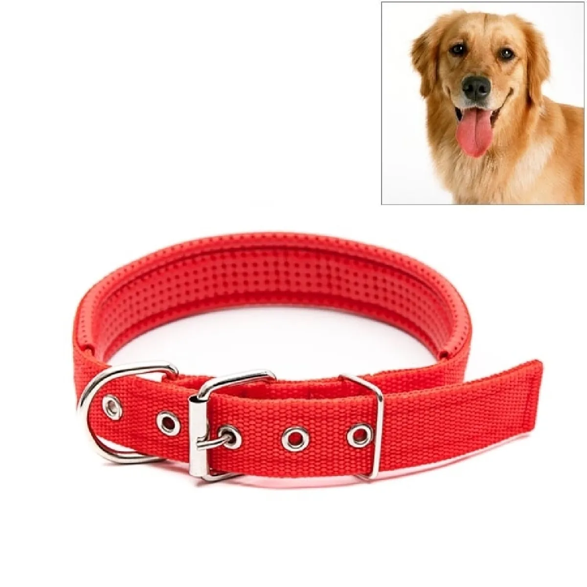 Meilleurs prix pour Collier Chien & Chat rouge pour Animal de compagnie Neck Strap Neckband Chats Chiens Colliers, 3cm x 47cm de Colliers Pet Mousse Coton Polyester
