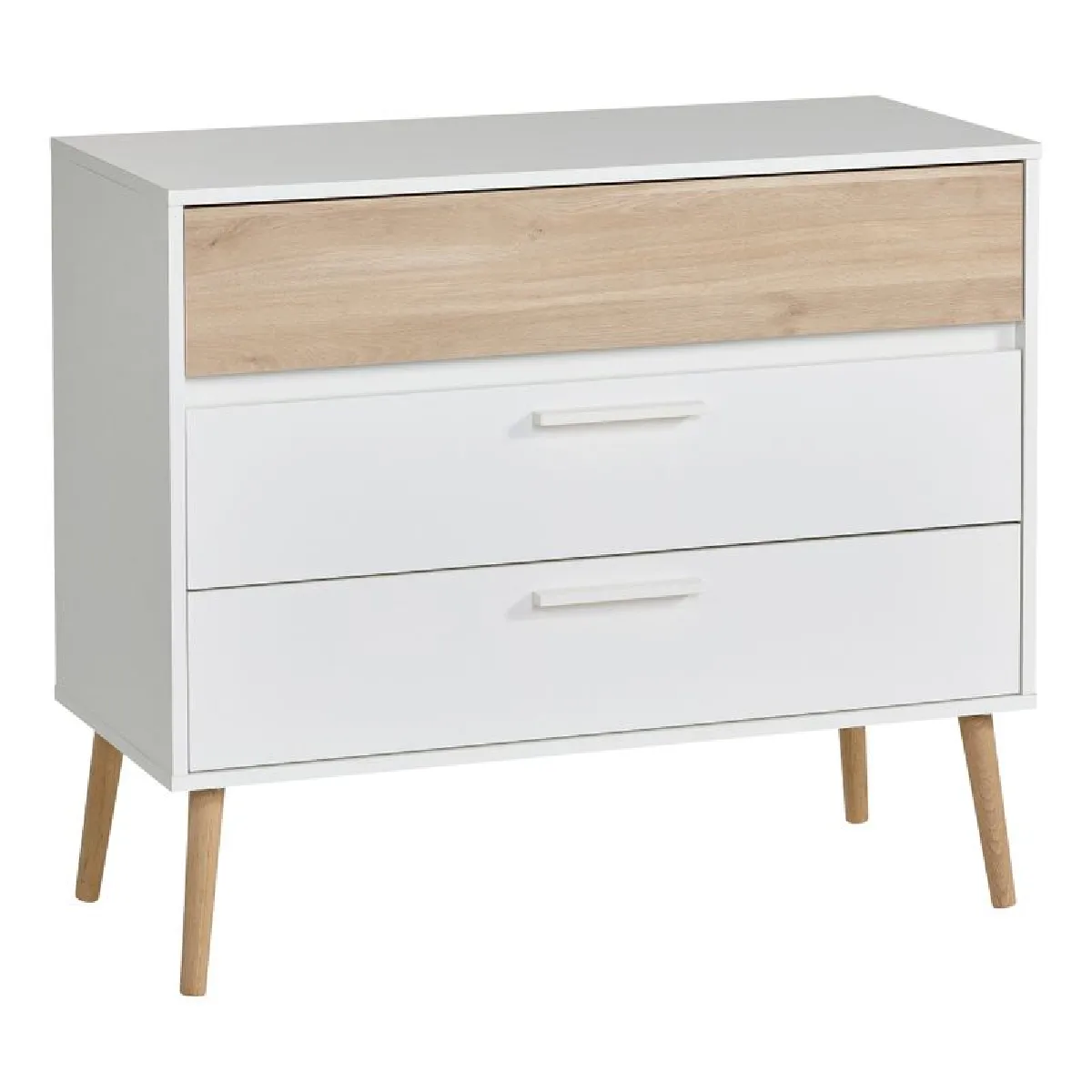 But commode Alborg - Blanc chêne But commode Alborg - Blanc chêne