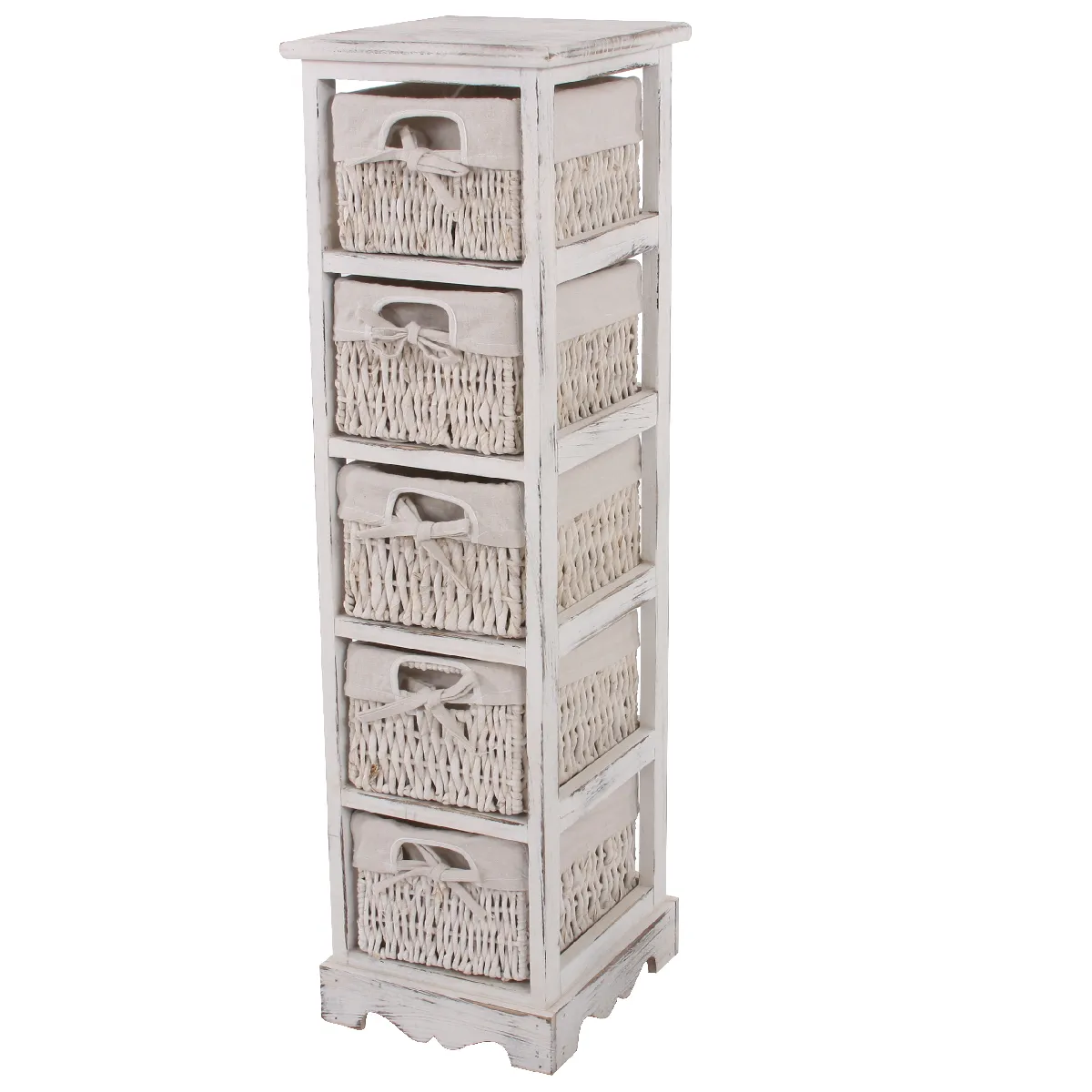 Mendler Blanc Commode Shabby Vintage