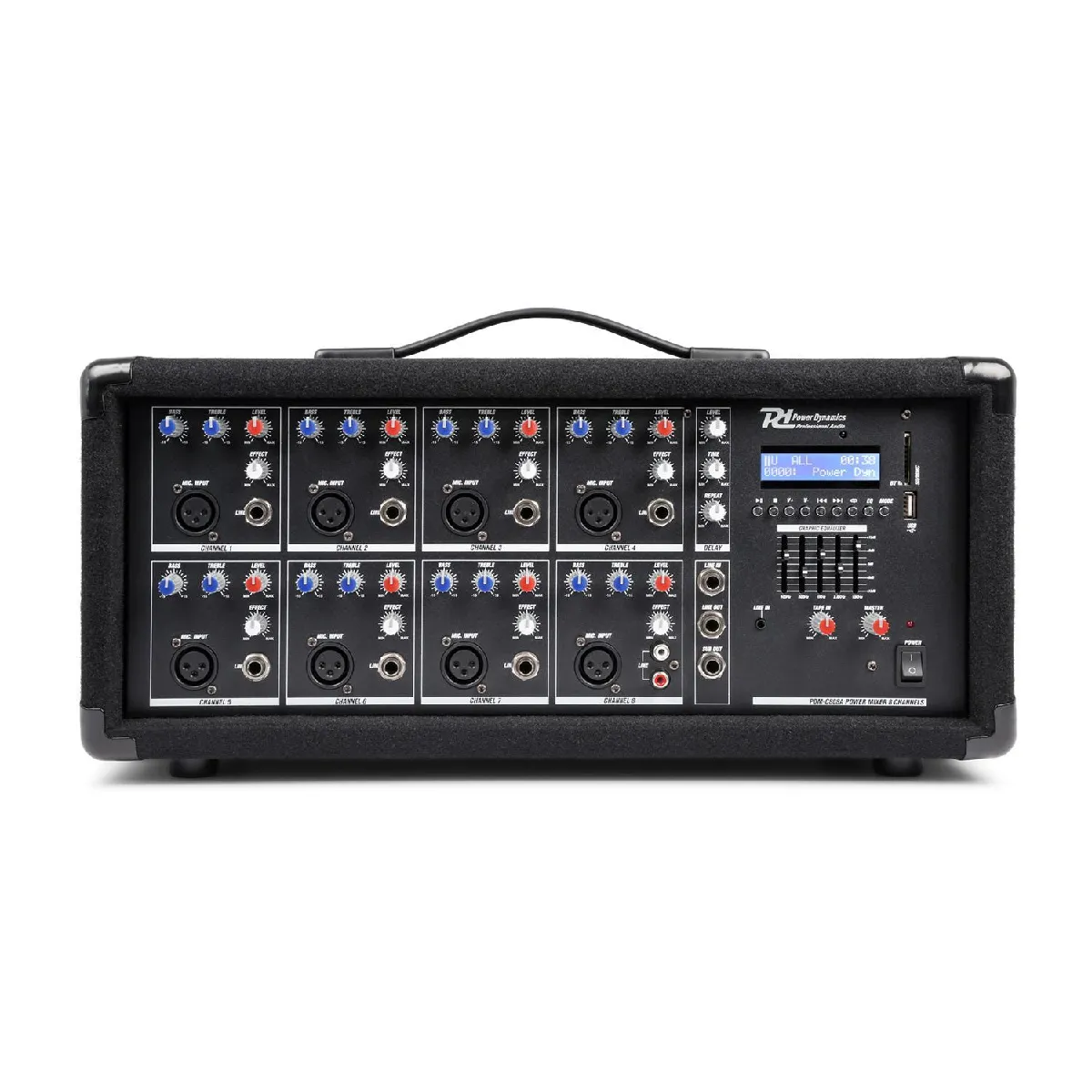 Power Dynamics - PDM-C805A - Console de Mixage Amplifiée - 800 Watts - Bluetooth - USB - Image 3