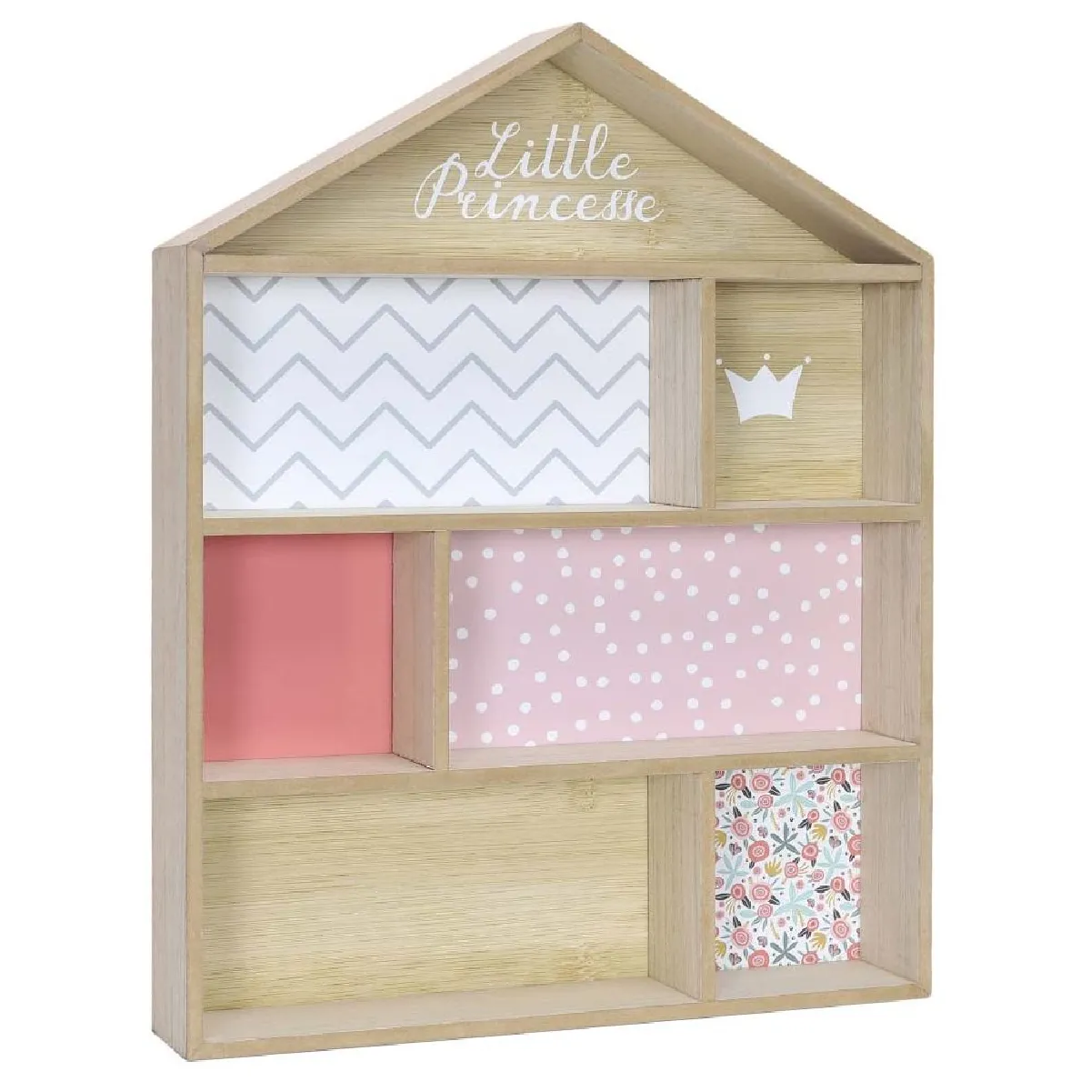 Home deco light étagère maison enfant - Blanc