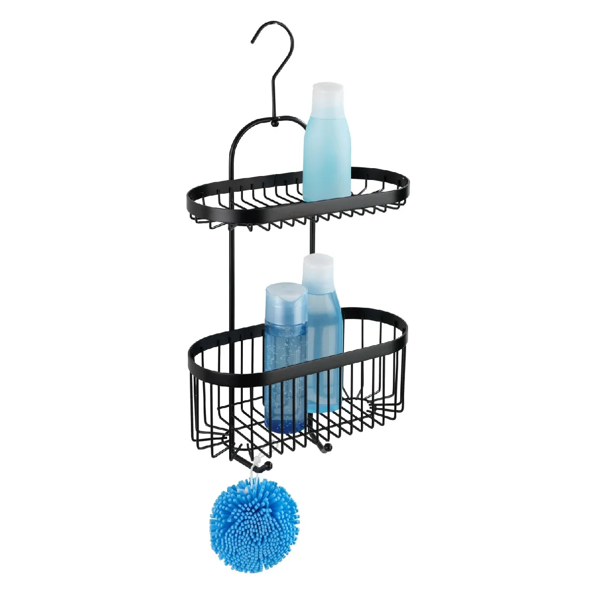 WENKO Indus Classic - Étagère de douche à suspendre - Noir