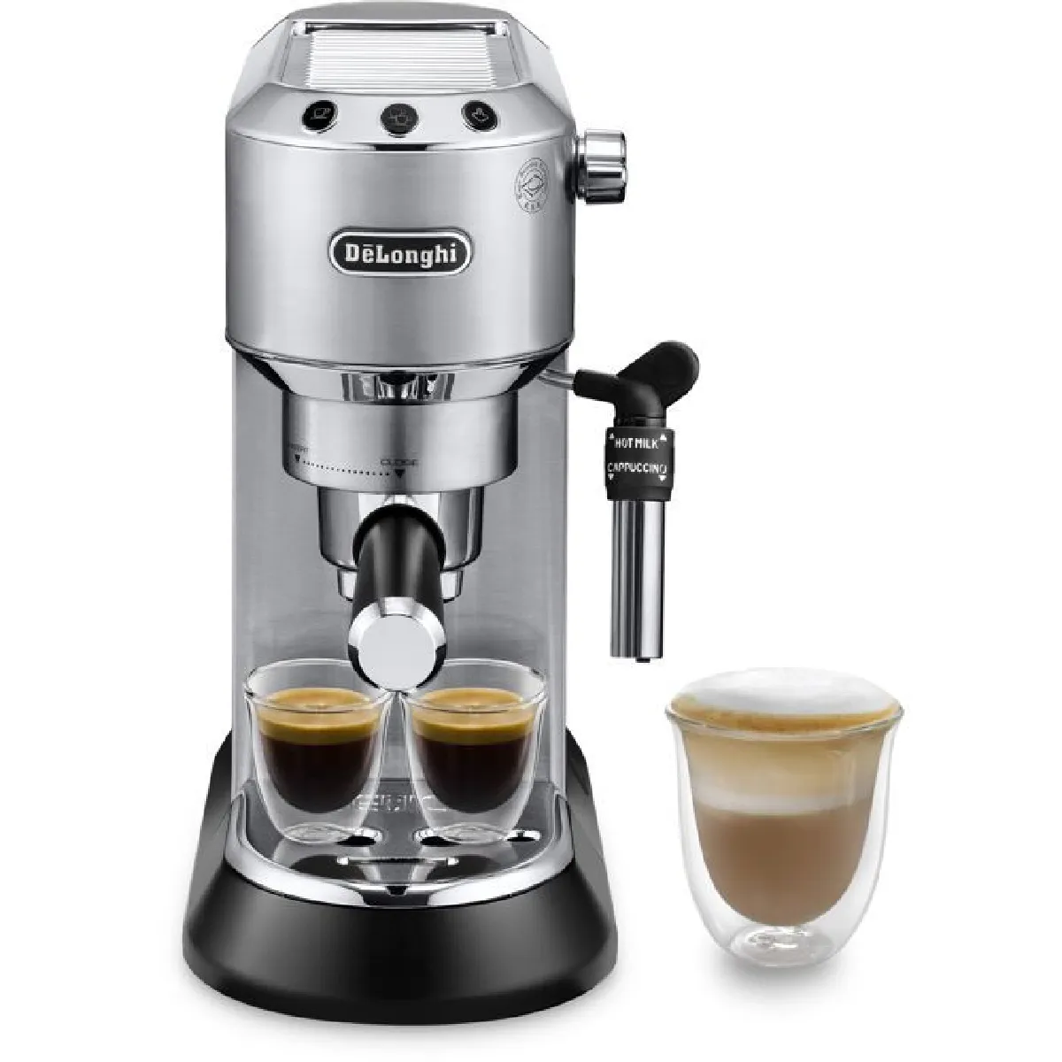 Delonghi Style Dedica EC685.M Inox Gris - vue 7