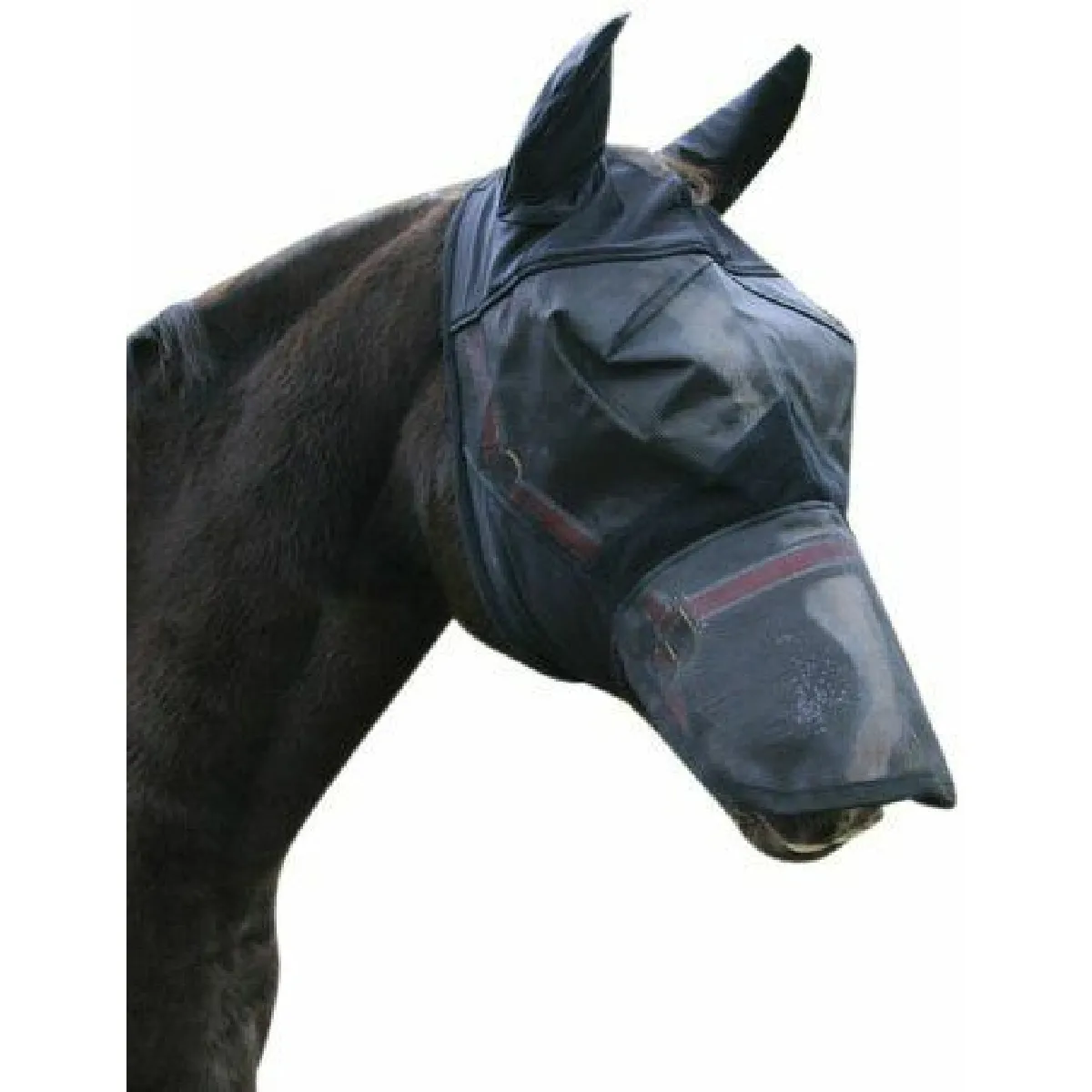 Comparer les prix de Kerbl 321274 Masque de protection anti-insectes avec protection des oreilles et du chanfrein pour demi-sang