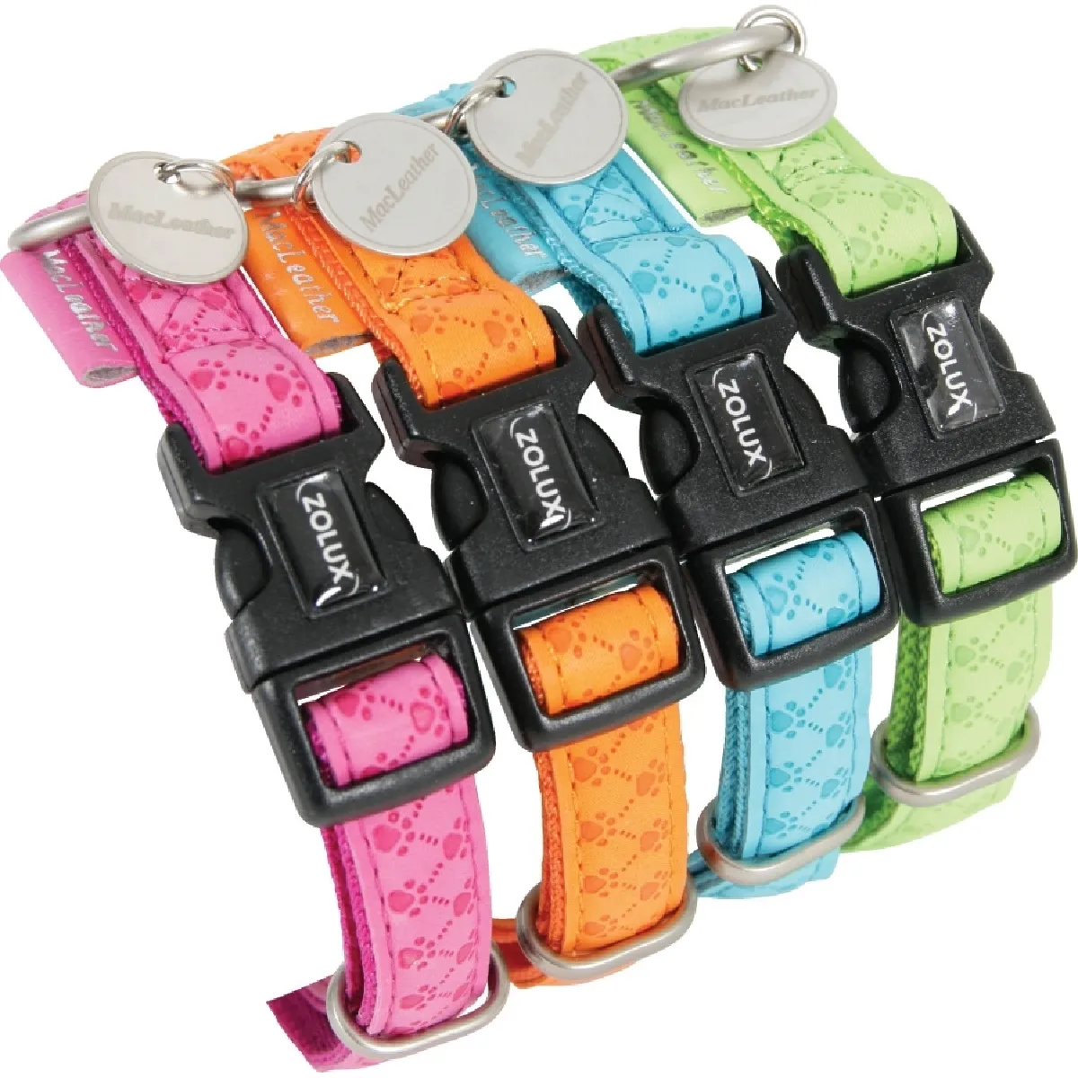 Meilleurs prix pour Collier Reglable Mac Leather 10mm Fuchsia