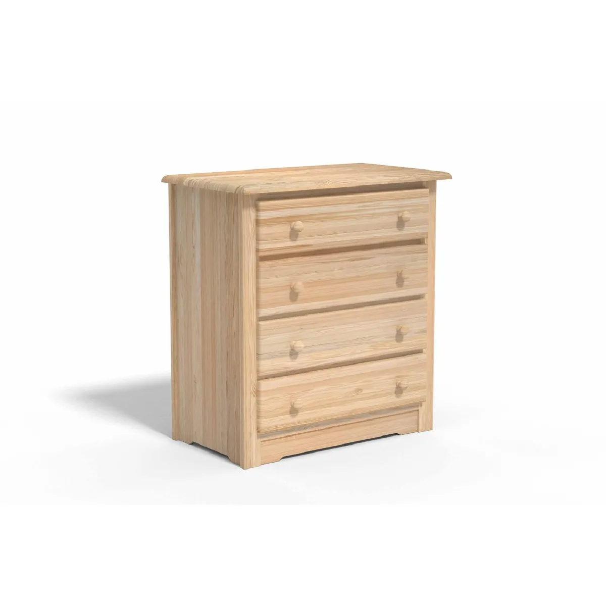 Decopin Commode Fidji en pin massif - Transparent