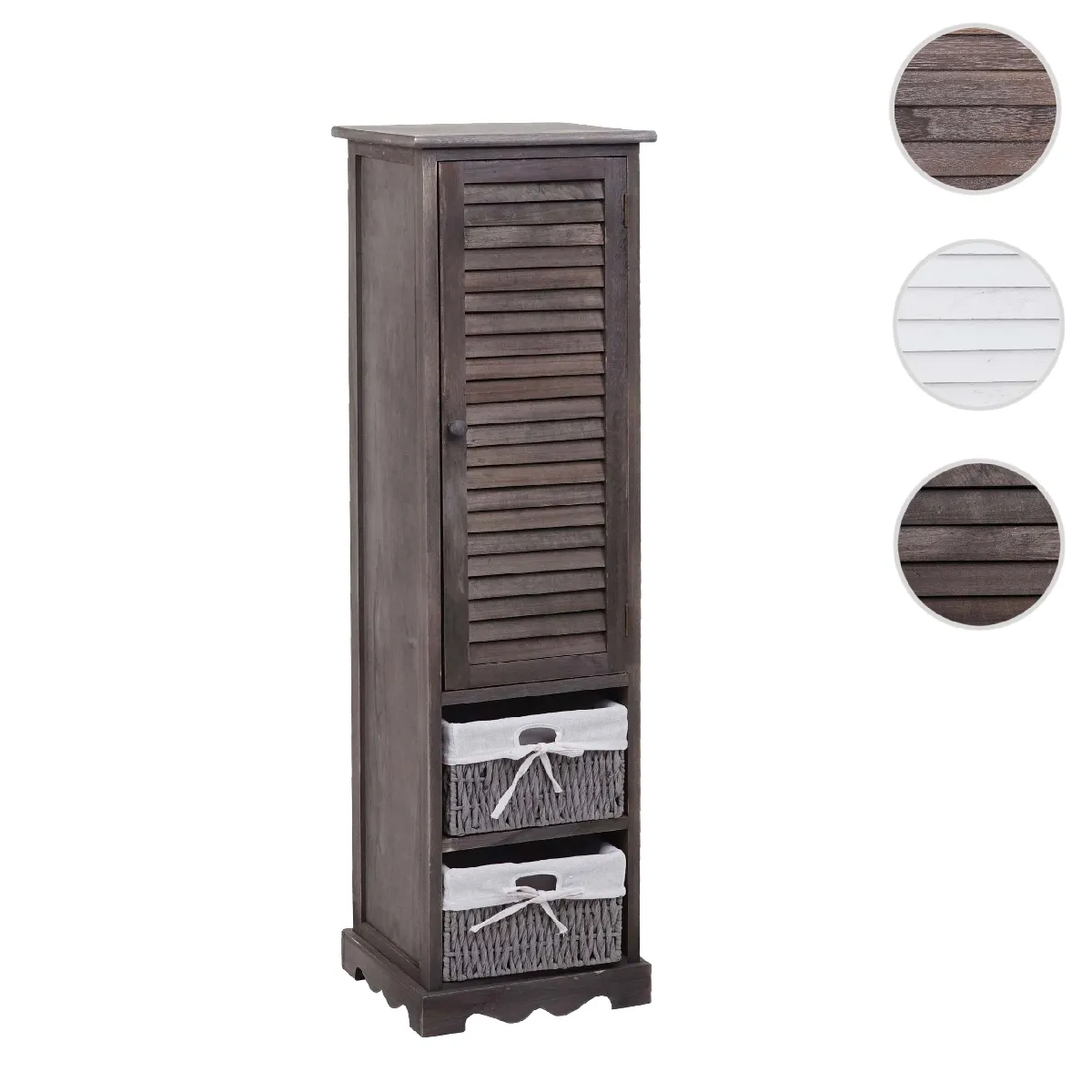 Mendler Colonne de salle de bain - Taupe