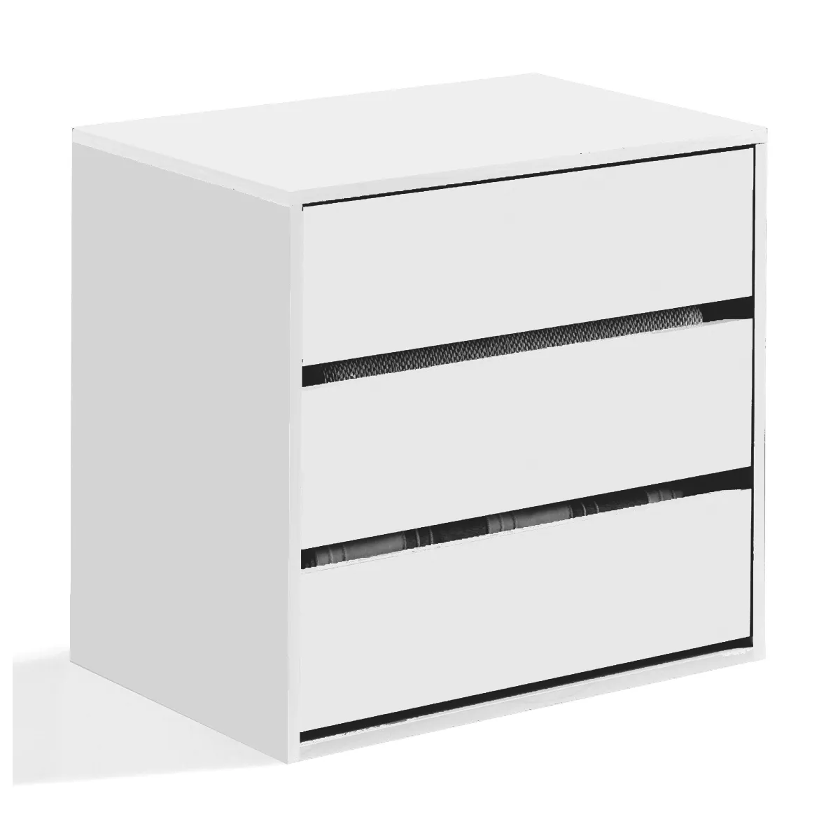 Alter Commode 3 tiroirs - Blanc Alter Commode 3 tiroirs - Blanc