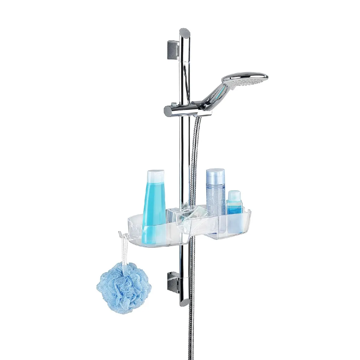 Etagère de douche Linoa - L. 36 cm - Transparent