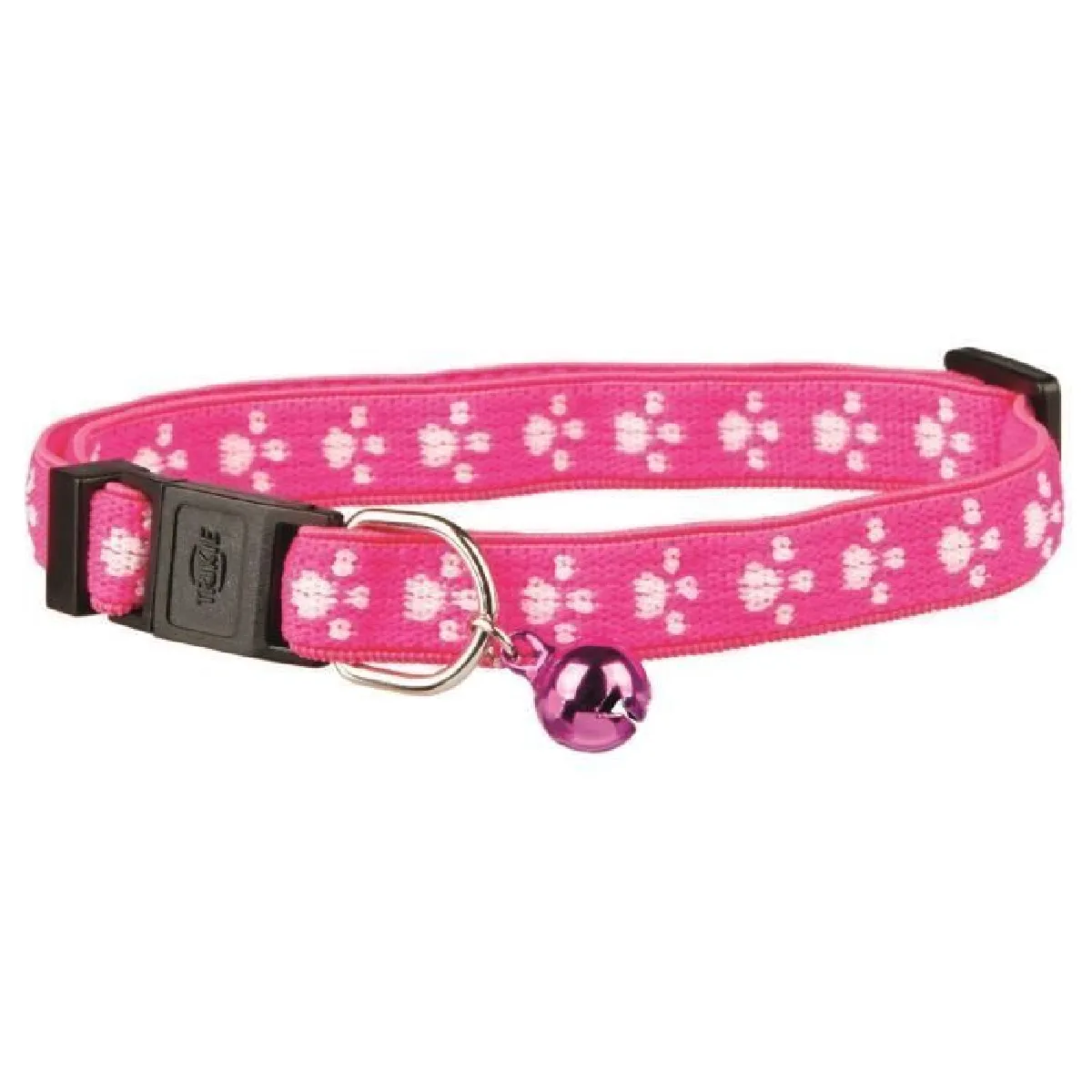 Trixie - Collier chat, &eacute;lastique, motif pattes
