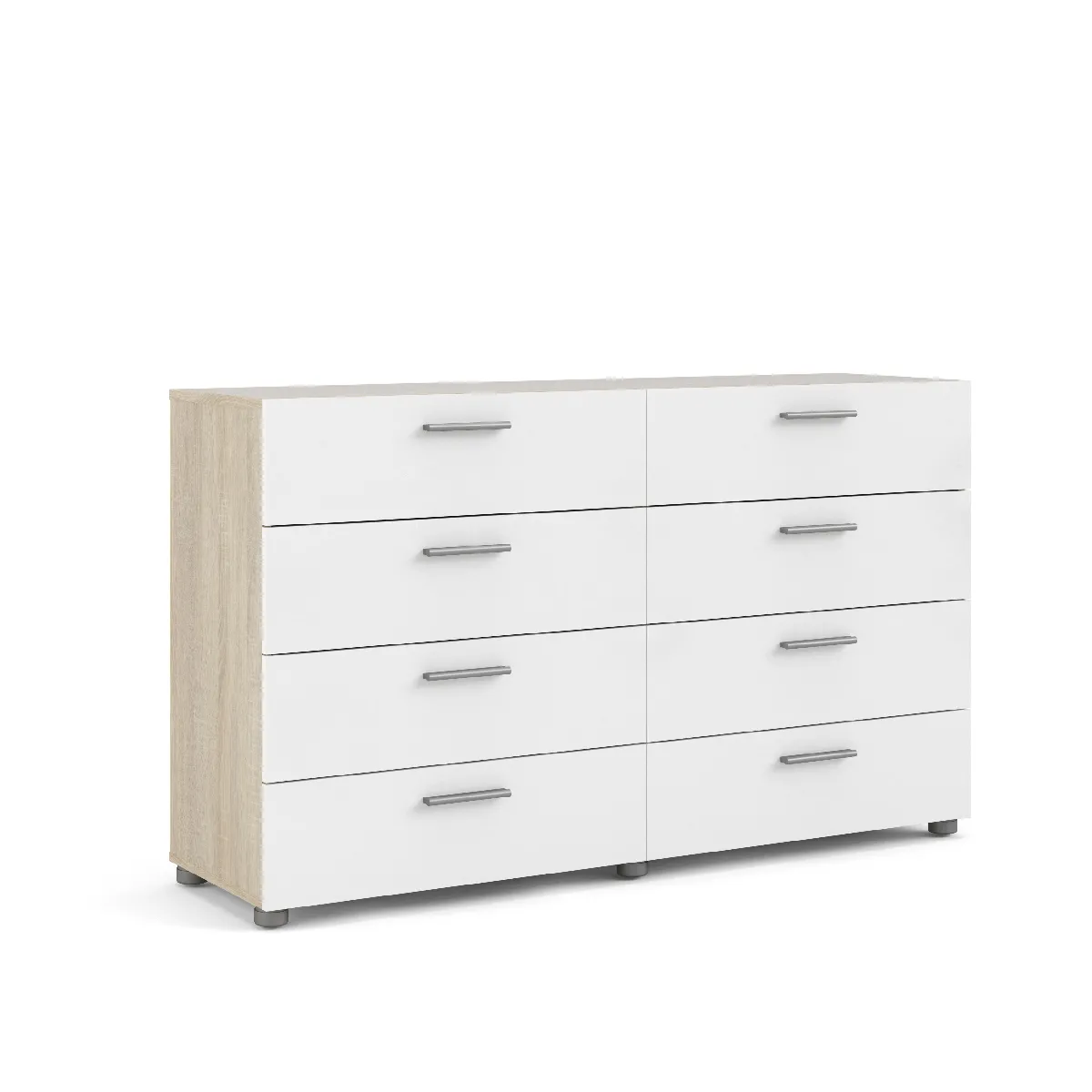 Alter Commode 8 tiroirs - Ch&ecirc;ne blanc