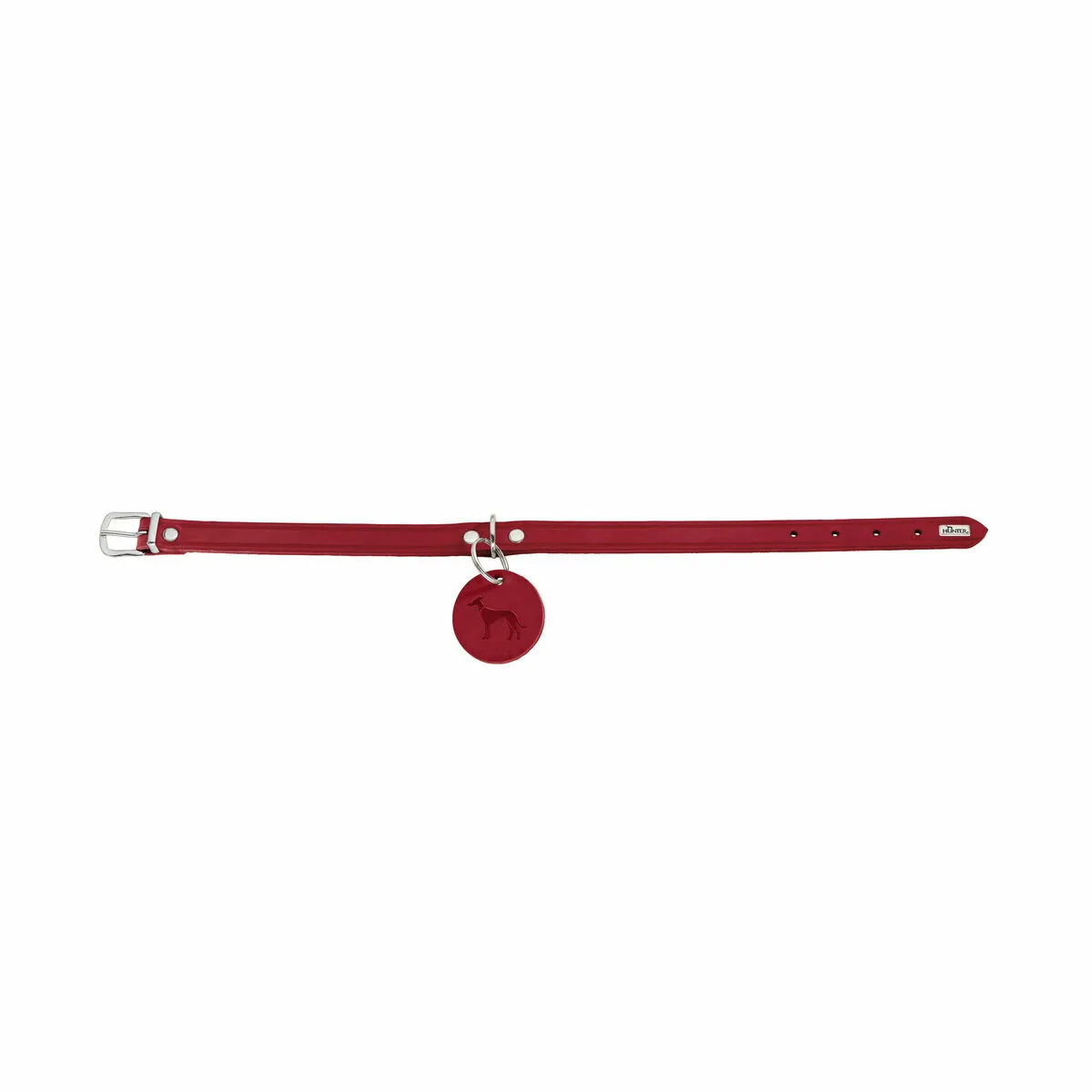 Hunter Aalborg - Collier pour Chien Rouge L 45-55 cm Hunter Aalborg - Collier pour Chien Rouge L 45-55 cm