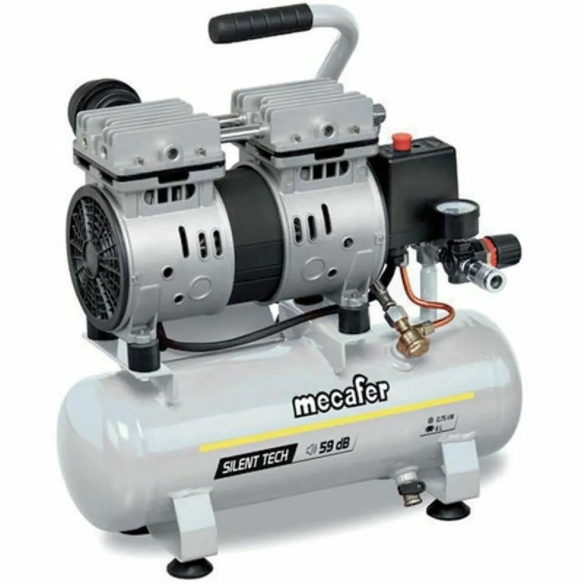Mecafer Compresseur Sil-Tech - 24 L - 1 Hp