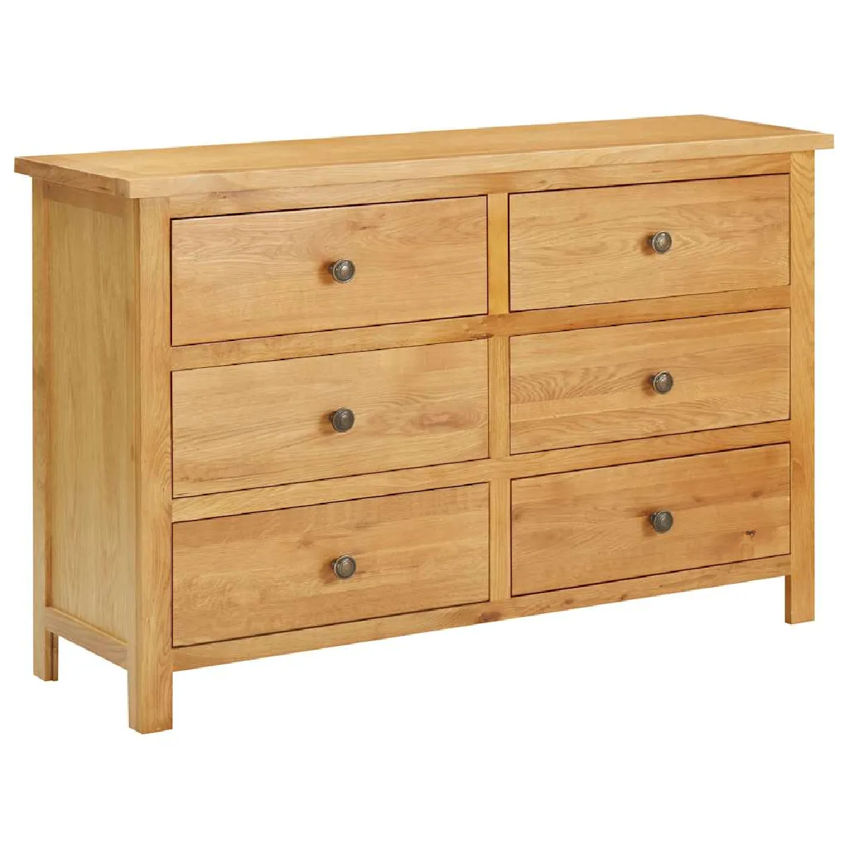 Vidaxl Commode Chêne Massif
