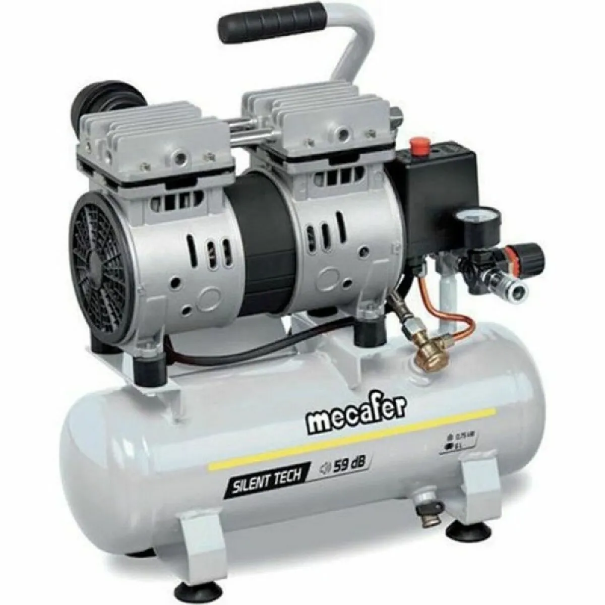 Mecafer Gris Compresseur 425513 - 6 L