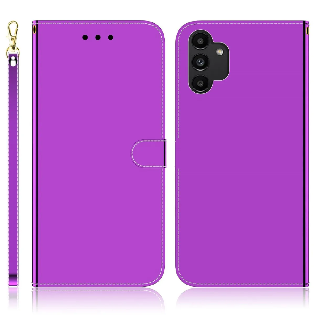 Générique Violet Étui Avec Support Pour Samsung Galaxy A13 4G