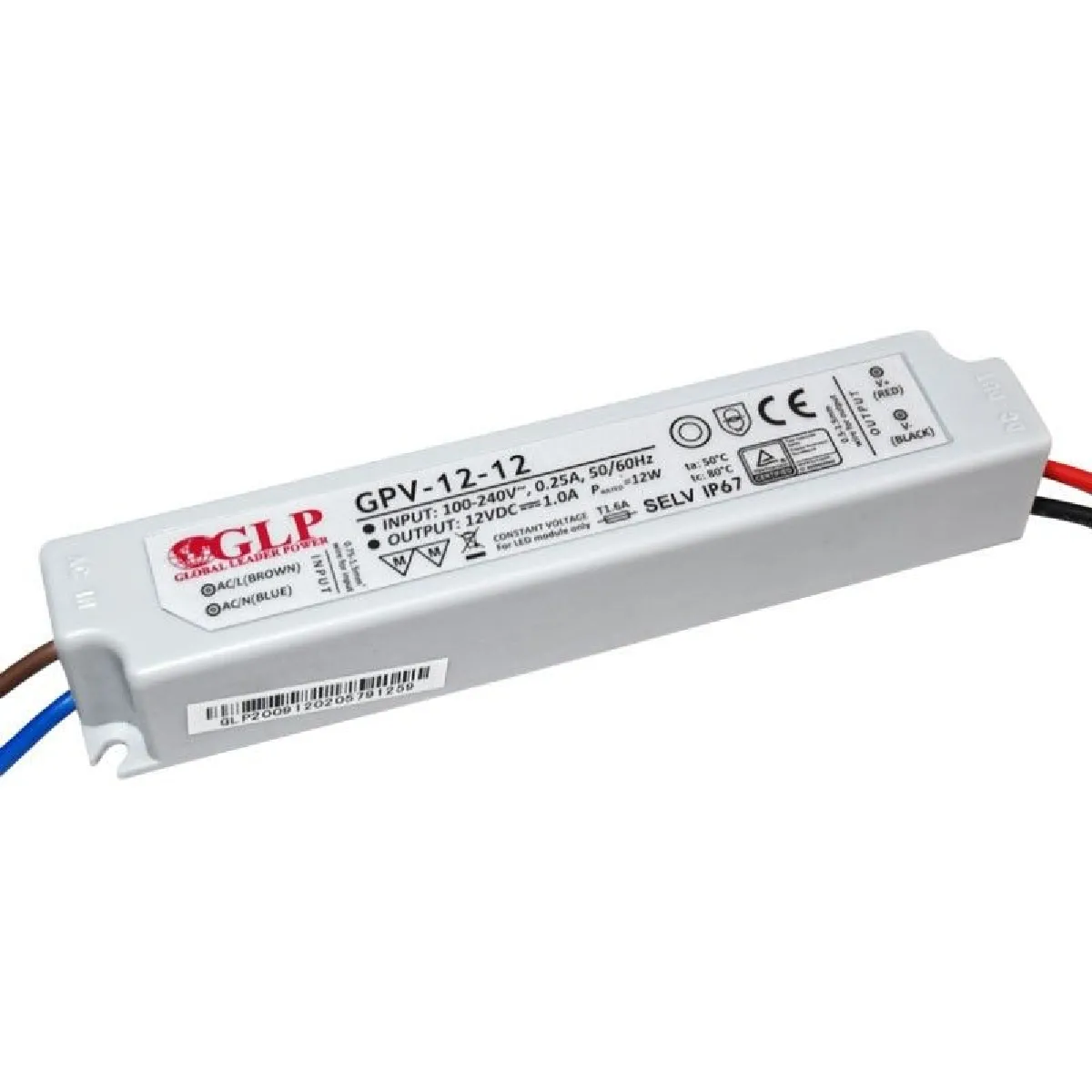 Générique Alimentation Led 12V 12W Étanche Ip67