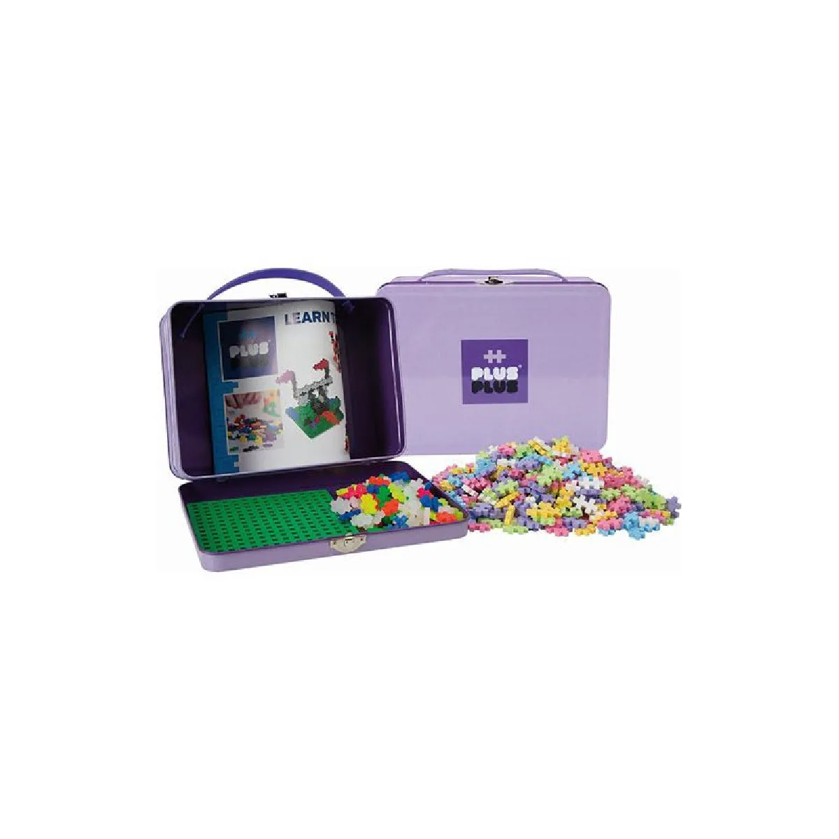 Plus Jeu De Construction Valisette En Métal Pastel 600 Pièces - Image 4
