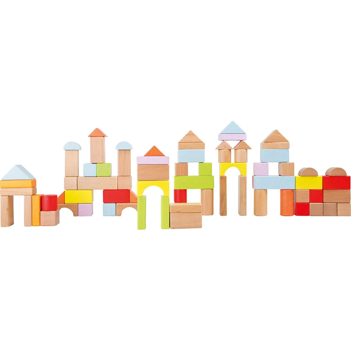 Small Foot Rouge Blocs De Construction En Bois