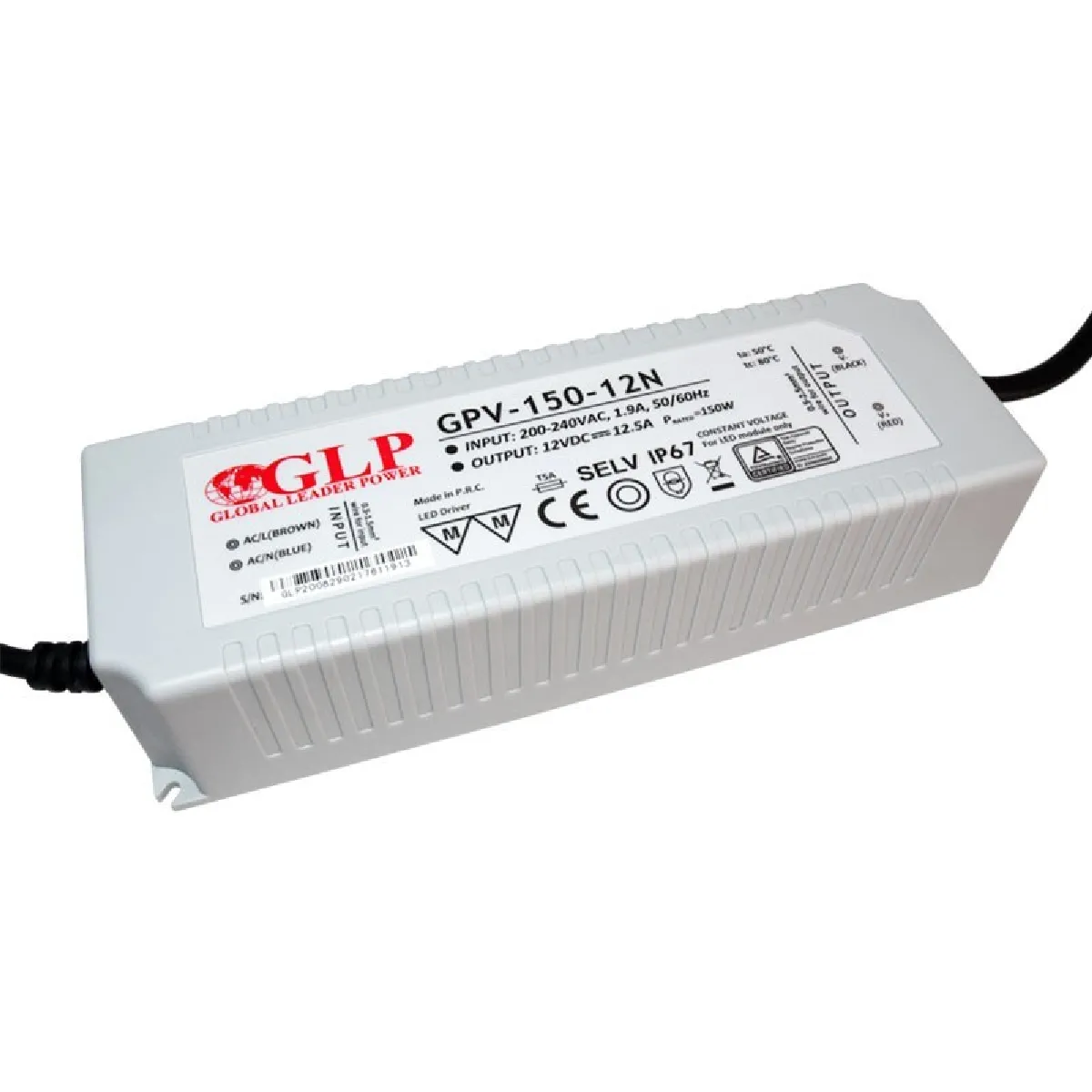 Générique Alimentation Led 12V 150W Étanche