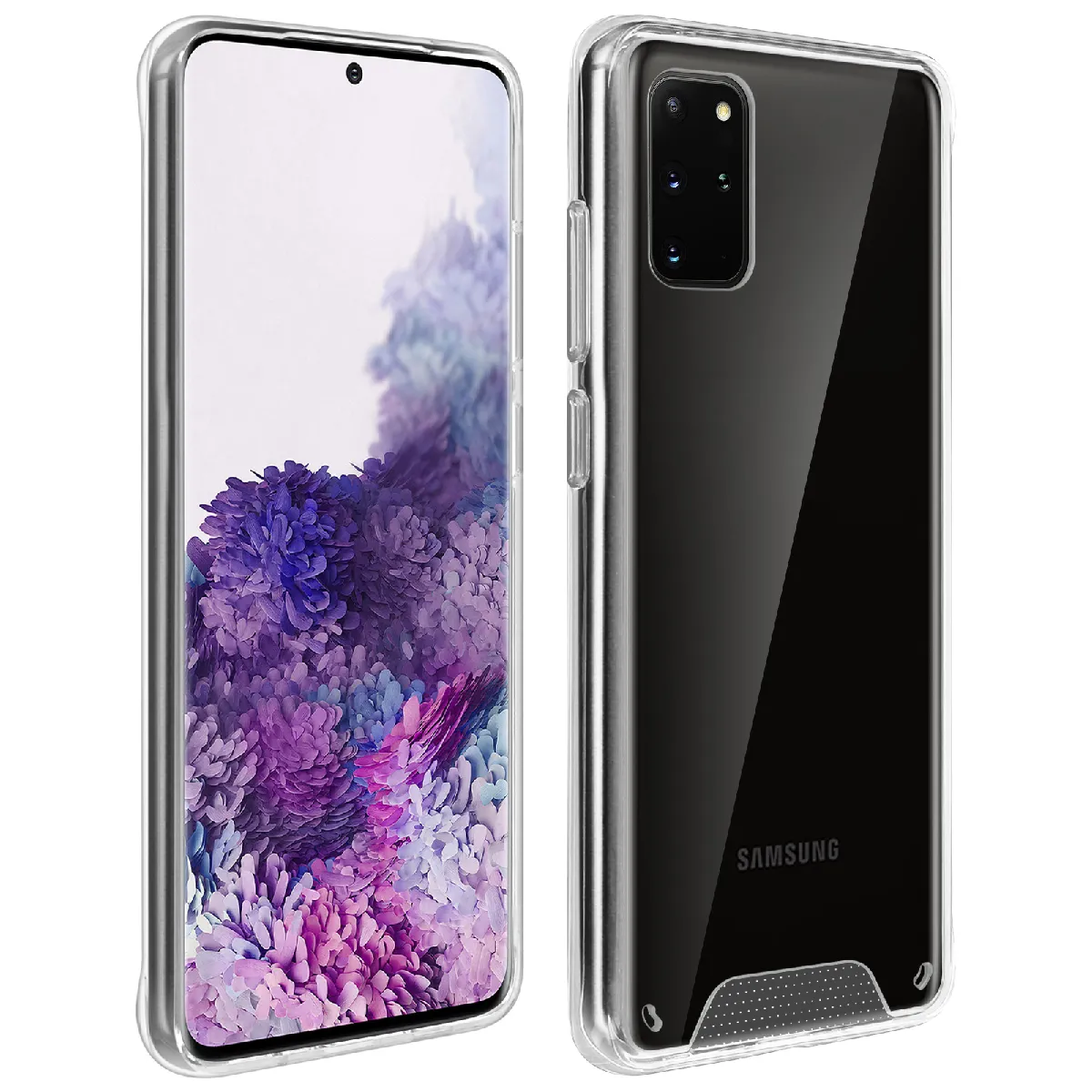 Avizar Coque Galaxy S20 Plus Protection Bumper Collection Cristal Transparent
