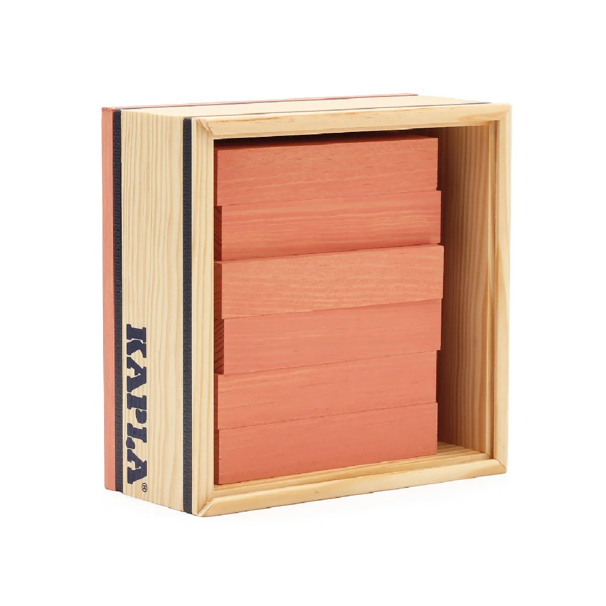 Non Communiqué Multicolore Carré 40 Planchettes Kapla - Rose - Image 3