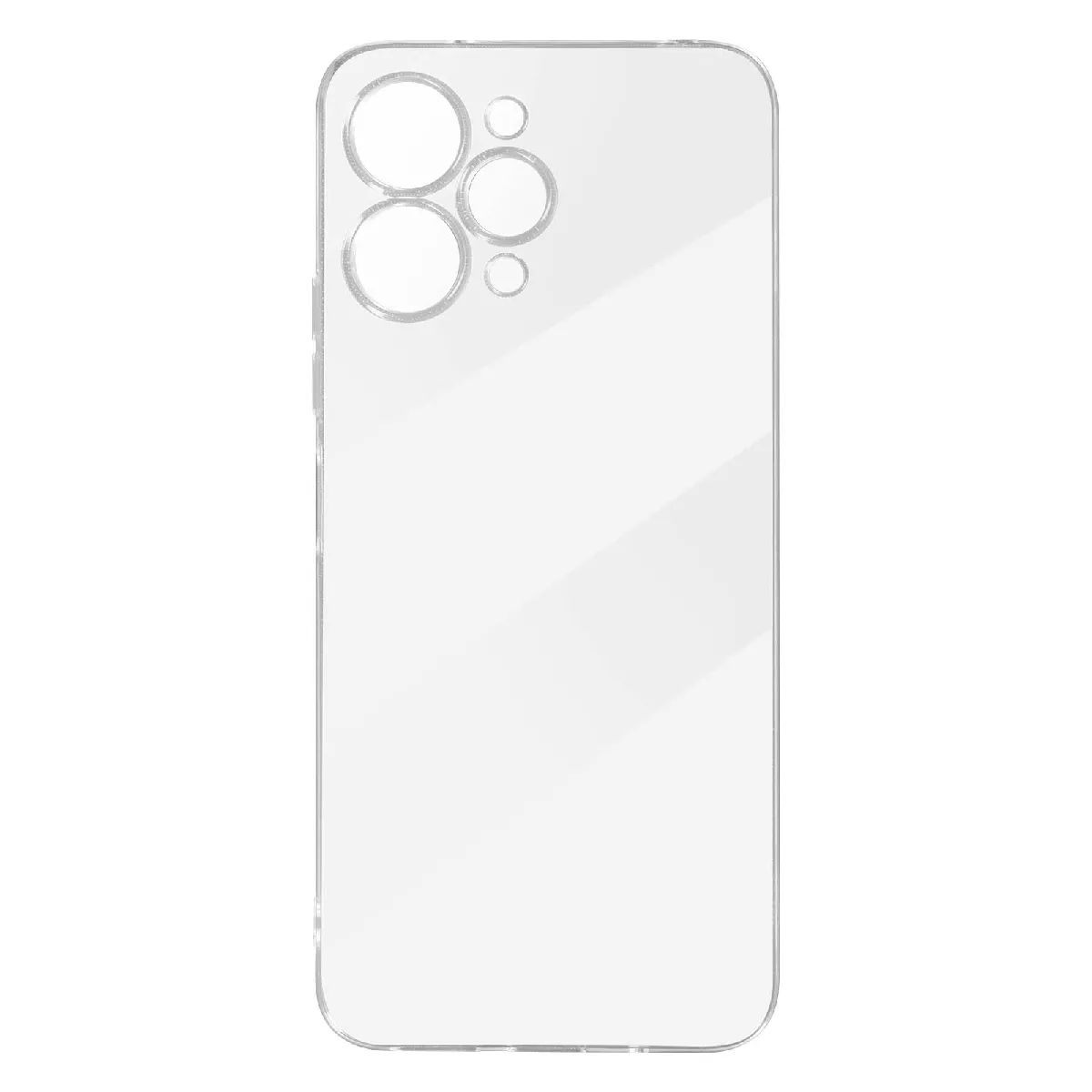 Avizar Coque Pour Xiaomi Redmi 12 Silicone Souple 0.5Mm Anti-Jaunissement Transparent