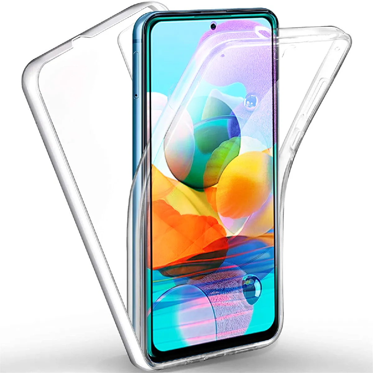 Xeptio Coque 360° Xiaomi Redmi Note 10 Pro 4G - Transparent